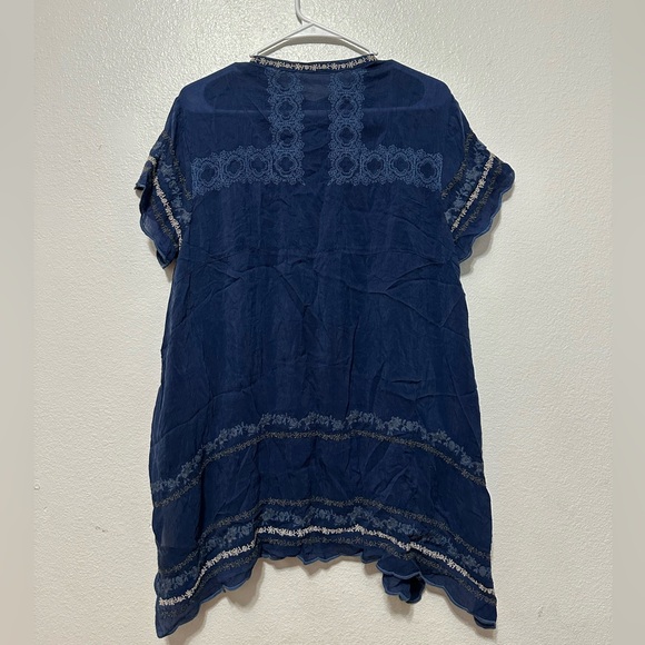 Johnny Was Kones Embroidered Tunic Top - Picture 2 of 4